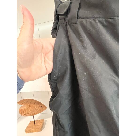 Iceburg Outerwear Youth XL (18) Black Insulated Snow Pants Winter Ski Bib - Picture 4 of 12